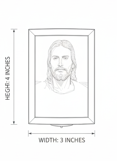 Jesus the Christ Nightlight (lithophane)